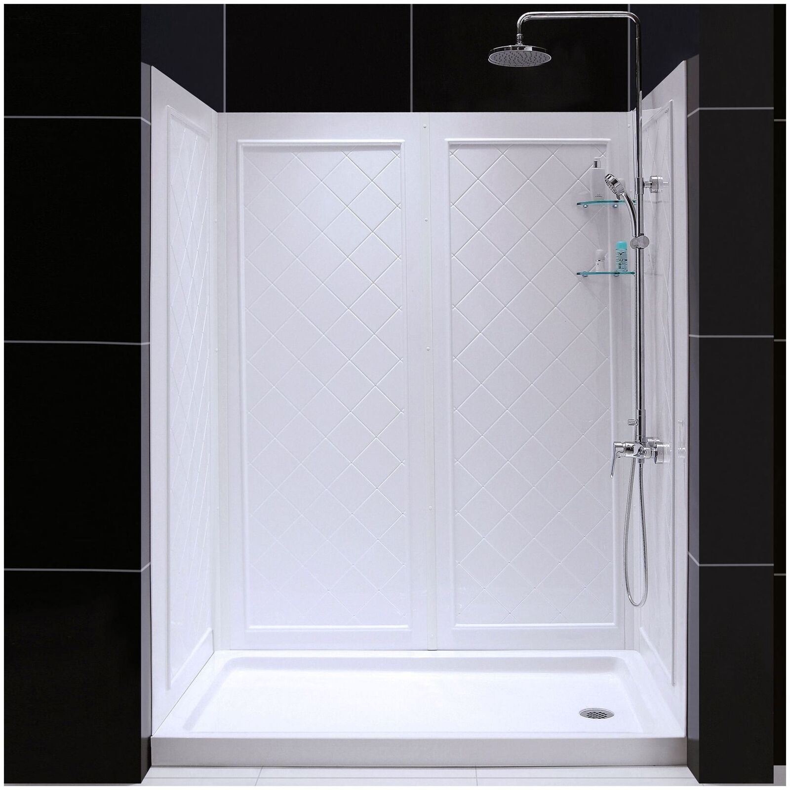 Dreamline Dl-6190 Slimline Shower Installation Package - White